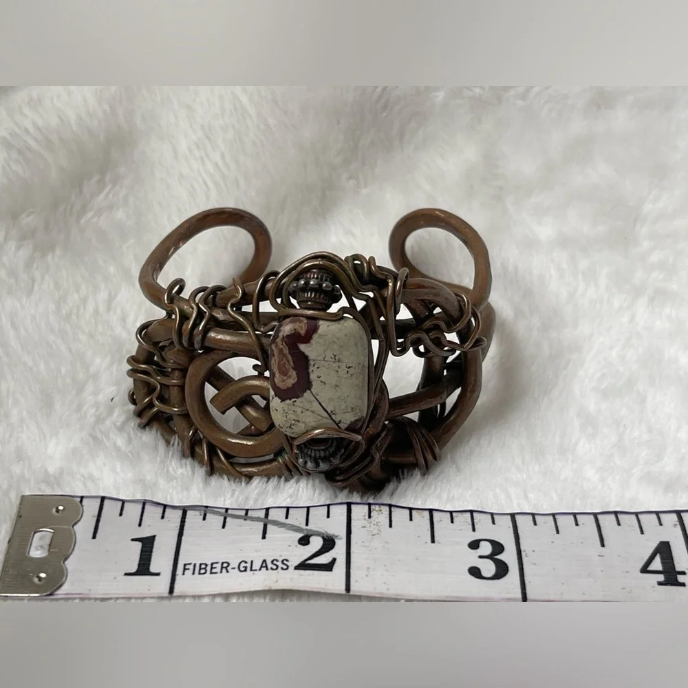 Vintage 1970s copper bracelet